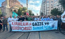 Eskişehir'de Filistin'e destek olmak için yürüdüler