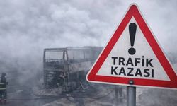 Eskişehir-Ankara yolunda otobüs yangını: Yolcular tahliye edildi