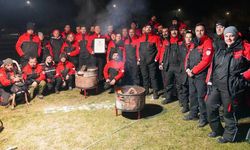 Eskişehir Tepebaşı Arama Kurtarma ekibi sahada tatbikat yaptı