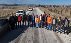 Eskişehir'de Ayvalı ve Arslanbeyli arasındaki yol yenilendi