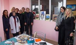 Eskişehir’de belde evlerinde kursiyerler çalışmalarını sürdürüyor