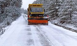 Mihalıççık’ta kış şartlarına karşı Eskişehir Büyükşehir Belediyesi sahada