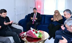 Vali Dr. Erdinç Yılmaz’dan şehit ailesine başsağlığı ziyareti