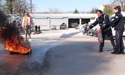 Yangın söndürmeden tahliyeye kadar her şey anlatıldı; ESKİ’den kapsamlı eğitim