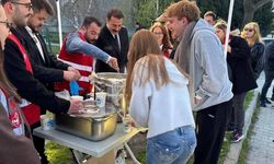 Eskişehir’de kampüs girişinde çorba desteği