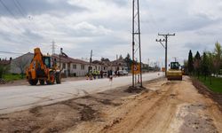Eskişehir'de 100. yıl bulvarı modern bir görünüme kavuşuyor