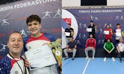 Eskişehirli eskrimci Semi Mermutluoğlu Samsun’da kürsüye çıktı