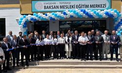 Baksan Mesleki Eğitim Merkezi hizmete açıldı
