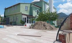 Eskişehir Mihalgazi Merkez Cami avlusu yenileniyor