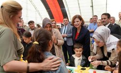 Eskişehir'de çocuklar Köyümüzde Şenlik Var'da doyasıya eğlendi