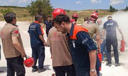 Eskişehir'de park halindeki araç alev aldı