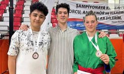 Eskişehirli sporcular Kuraş Türkiye Şampiyonası'ndan iki madalyayla döndü