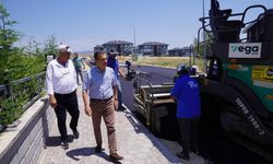 Ahmet Ataç üstyapı çalışmalarını sahada inceledi