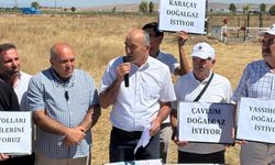 Karacahöyük Muhtarı Erdoğan Çaygeçen’den tren yolu ve doğal gaz çağrısı