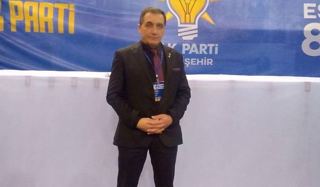 AK Parti Tepebaşı İlçe Yönetiminin acı günü; Şaban Şan hayatını kaybetti