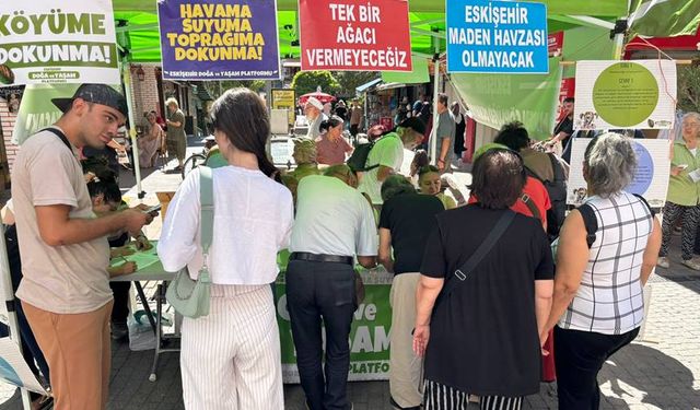Eskişehir’de maden projesine karşı bir imza kampanyası daha