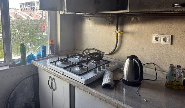 Emirdağ’da mutfak yangını; Yangından etkilenenler var