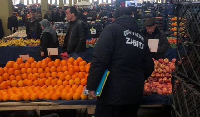 Eskişehir'de semt pazarları tek tek denetlendi