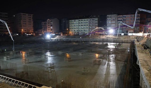 Eskişehir Kurtuluş Kapalı Pazar Yeri inşaatında dev bir adım atıldı