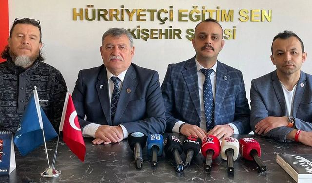 Hürriyetçi Eğitim Sen Karaman'da yaşanan olay hakkında açıklamalarda bulundu