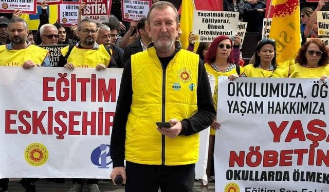 Eğitim Sen Eskişehir Şube Başkanı Özkan Demirkol: "Bakan Yusuf Tekin derhal istifa etmelidir"