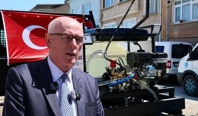 Odunpazarı Belediyesi’nden tasarruf hamlesi: İlaçlama makinesini kendi üretti