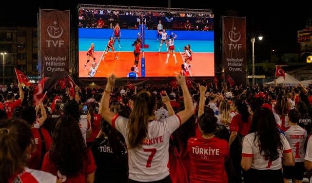Odunpazarı Belediyesi Filenin Sultanları için dev ekran kuruyor