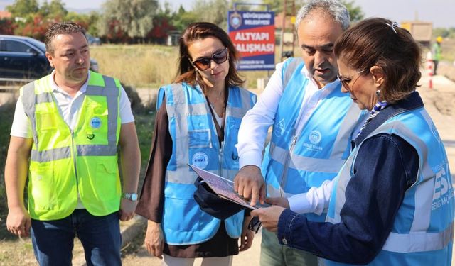 Eskişehir’in iki ilçesinde altyapı yatırımları devam ediyor; Ayşe Ünlüce ekiplerden bilgi aldı