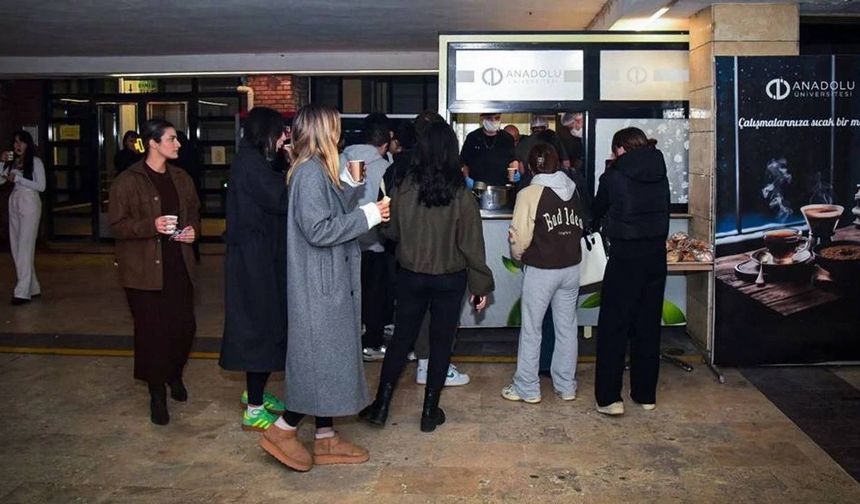 Anadolu Üniversitesi'nden öğrencilere sınav haftasında sıcak destek