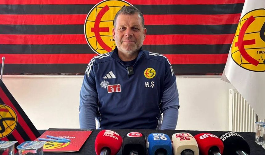 Eskişehirspor Teknik Direktörü Hakan Şapçı'dan önemli açıklamalar