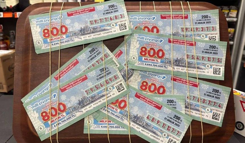 Milli Piyango yılbaşı çekilişi için büyük ikramiye miktarı ve bilet ücretleri belli oldu