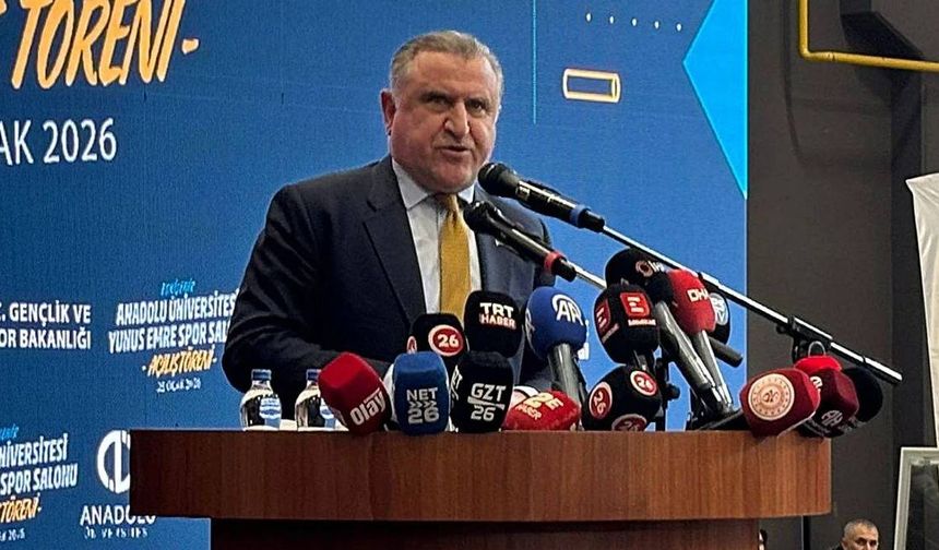 Gençlik ve Spor Bakanı Osman Aşkın Bak Eskişehir'de konuştu: "Bu salonlardan olimpiyat şampiyonları çıkacak"