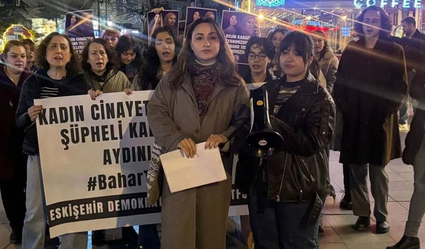 Eskişehir Demokratik Kadın Platformu Bahar Taş için adalet çağrısı yaptı