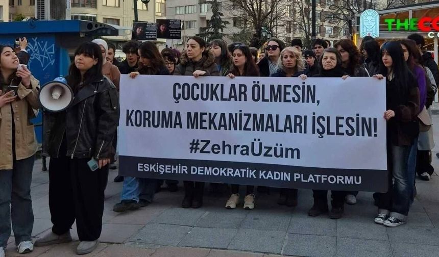 Eskişehir Demokratik Kadın Platformu Zehra Üzüm için ses yükseltti