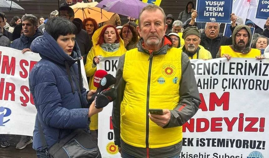 Eğitim Sen Eskişehir Şubesi’nden yaşam nöbeti sonrası istifa çağrısı