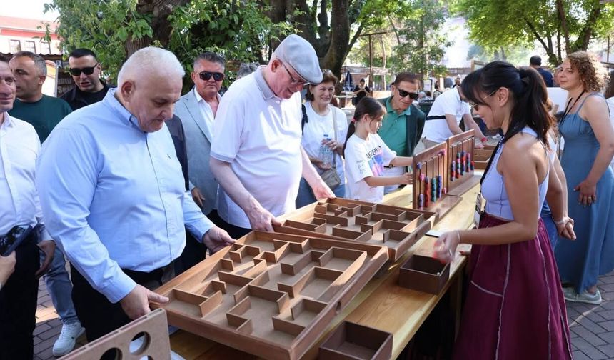 Eskişehir'de Ahşap Heykel Festivali yoğun ilgi görüyor