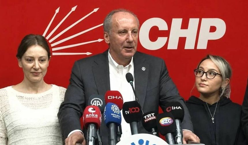 Muharrem İnce'den çarpıcı değerlendirme: Asıl sorun bu