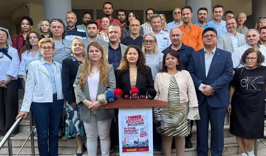 TMMOB Eskişehir’de mühendis ve mimarların meslek sorunlarına dikkat çekti