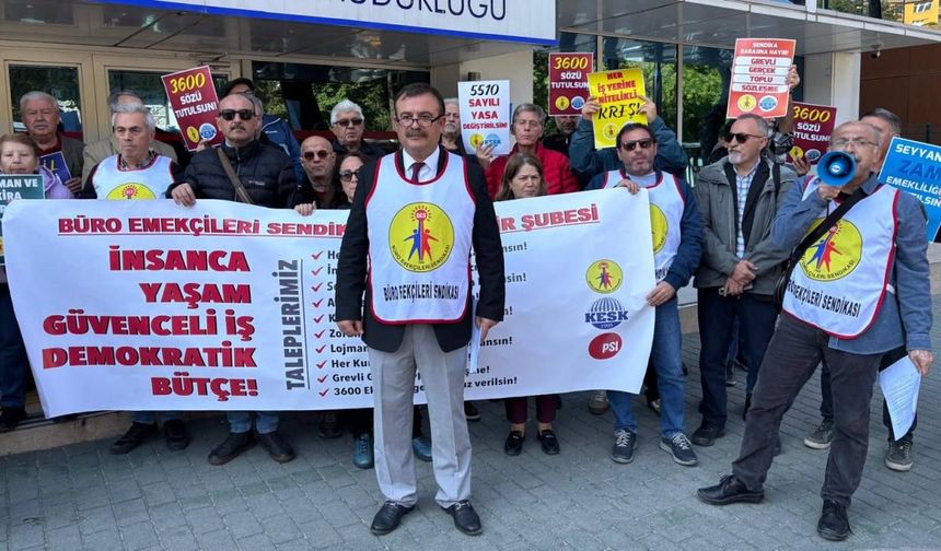BES Eskişehir Şube Başkanı İsmail Hakkı Akçin’den 2027 bütçesine tepki