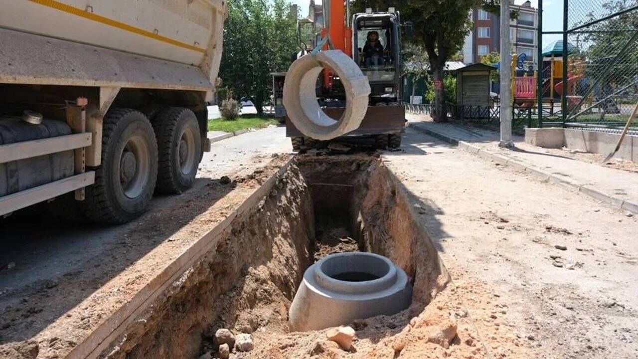 Eskişehir’de iki noktada yeni kanalizasyon hattı tamamlandı